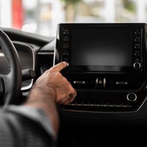 Car Audio Video and GPS Product at Window Shopping