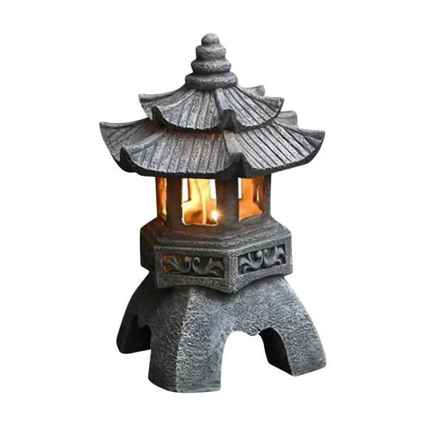 Garden Solar Lights Zen Stone - Image 2