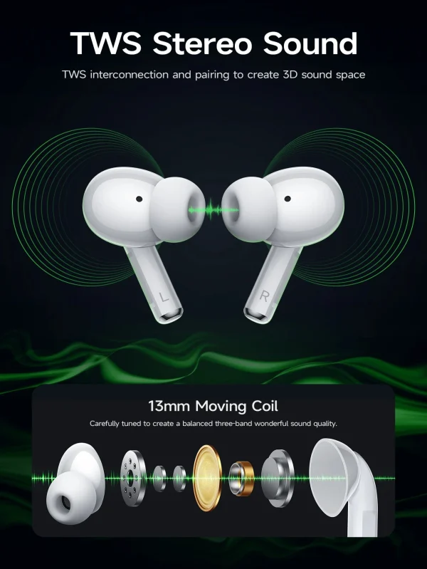 Original Buds 4 Pro Bluetooth Earphone ANC Pods Touch Control - Image 3