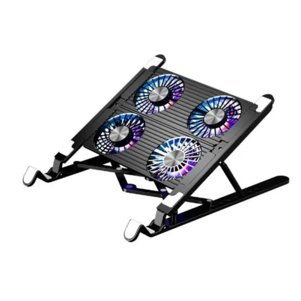 New Laptop Cooler Base Stand Foldable Laptop Cooling Pad - Image 2