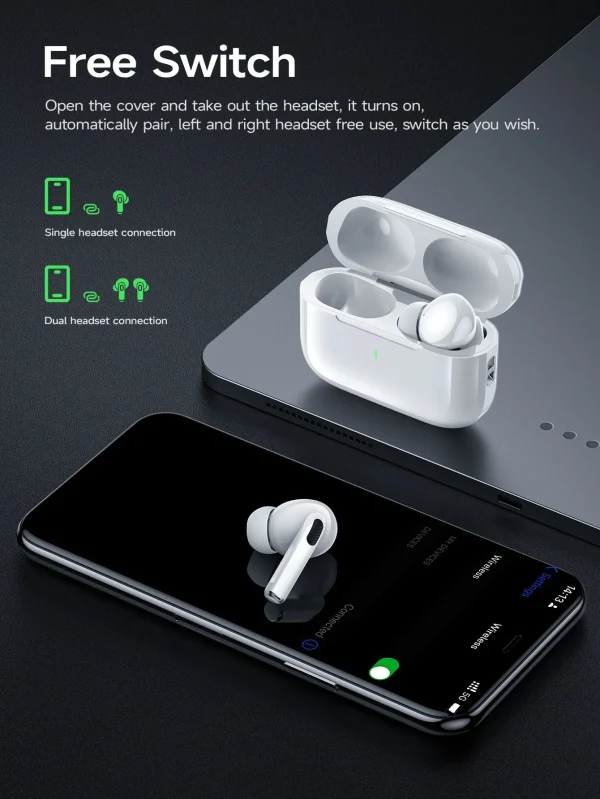 Original Buds 4 Pro Bluetooth Earphone ANC Pods Touch Control - Image 5